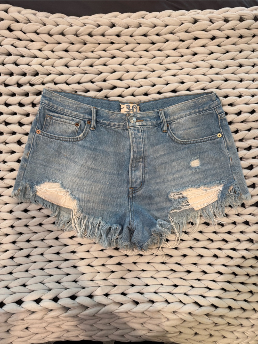Free people denim Jean shorts